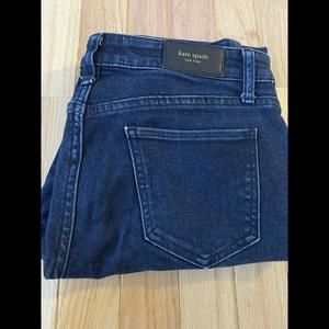 KATE SPADE Broome Street Womens Size 27 High Rise Stretch Denim Skinny Jeans
